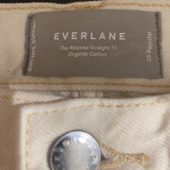 Everlane The Relaxed Straight Fit Jean, Size 26, NWOT - Picture 4 of 8